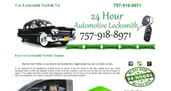 Desktop Screenshot of carlocksmith-norfolk.com